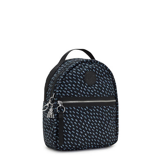 Kipling Kae Printed Ryggsekk Svarte | NO 1623DF